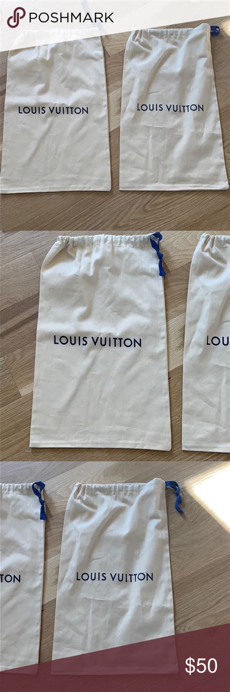 lv shoe dust bag